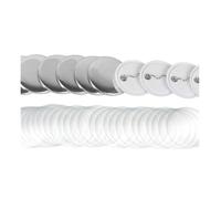 25-58MM Blank Badge Pin Button Maker Parts, DIY Badge Button Making Supplies For Crafts Multipurpose(200Pcs,32mm)