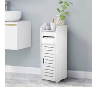 (25.5D x 25.5W x 60H centimetres) Bathroom Storage Cabinet Toilet Paper Roll Holder Free Standing Organizer