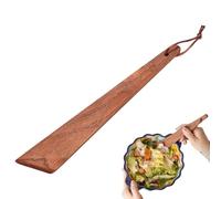 25.5x4cm Wooden Spatula - Turner, Wooden Cooking Tool | Made of Natural Wood, Scratch-Resistant for Pans & woks, Portable Stirring Spatula for Frying, Turning & Camping with Scald Protection