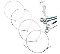 25.6 Inches Musical Instrument Parts Replacement, Viola Strings Replacement 2 Full Sets With A D G C Strings, Stainless Steel Core, Nickel-Plated Ball-End And Chromium Wound Nickel