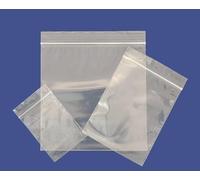 25 7.5" x 7.5" Plastic Grip Seal Bags | Clear Transparent Poly Ziplock Bags | Multi-purpose Food Safe | Suitable for Airport Security