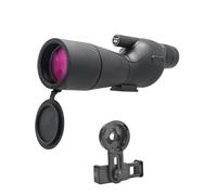 25-75x60 HD Spotting Scope Zoom Monocular Powerful Telescope Bak4 Prism ED Lens For Outdoor Camping Bird Watching Shooting(B black)