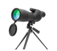25-75x60 Spotting Scope Zoom Telescope BAK4 Prism Waterproof Powerful Monocular For Birdwatching Target Shooting Outdoor Camping(Black with Tripod)