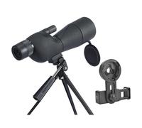 25-75x60 Zoom Spotting Scope ED Lens Powerful Monocular Bak4 Prism Telescope For Outdoor Camping Bird Watching Shooting(Black)