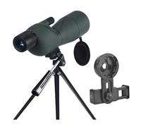 25-75x60 Zoom Spotting Scope ED Lens Powerful Monocular Bak4 Prism Telescope For Outdoor Camping Bird Watching Shooting(Green)