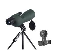25-75x60mm HD Spotting Scope ED Lens Powerful Monocular Zoom Telescope Bak4 Prism For Outdoor Camping Bird Watching Shooting(Green set)