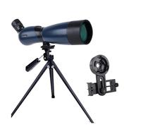 25-75x70/ 60 HD Telescope Zoom Monocular WatchingBird Powerful Long Range Waterproof Spotting Scope For Shooting Camping Tourism(25-75x70 Blue B)