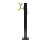 25.9in Outdoor Antifreeze Garden Water Column with Faucet & Spray Gun - Efficient Floor-Mount Water Tap for Irrigat & Watering Needs