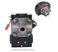 25 Amp Heavy Duty Pressure Switch Control Valve for Air Compressors with Adjustable PSI and 4 Port Capability (5.5-8KG)