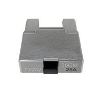 25 Amp Maxi Blade Circuit Breaker Fuse, Manual Reset, for Automotive, Marine, Truck (25A, 1 Pack)