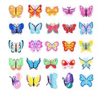 25 Butterfly Shoe Decorations - DIY Accessories for Girls' Exquisite Footwear