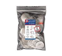 25 Buttons to Cover - Made in USA - Self Cover Buttons with Wire Eyes - Size 75 (47mm) with Tool
