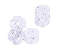 25 Clear Plastic Sewing Machine Bobbins Fits Singer Brother Janome Toyota