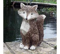 25 cm Standing Freddy the Fox Resin Garden Ornament … …
