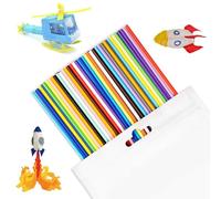 25 Colors 3D Pen Filament Refill Compatible with 3Doodler Start+ 3D Pen, 250 pcs 3D Printing Pen Filament, 2.5mm PCL Filament, Low Print Temperature, Each Color 15cm x 5 pcs