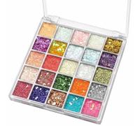 25 Colors Body Glitter Gel Palette, Festival Glitter Makeup for Face Hair | Chunky Sequins Glitter Makeup, Festival Glitter Eyeshadow for Carnival Halloween Party, Festival Accessories