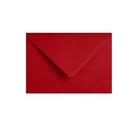 25 Dark Red C5 (to fit A5) Envelopes - 162mm x 229mm - Diamond V-Flap Gummed Red Coloured Envelopes - 120gsm Clariana Paper - to Fit A5 Inserts / A4 Folded