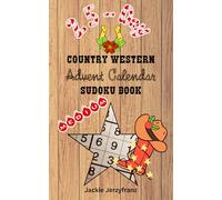 25-Day MEDIUM Country Western Advent Calendar Sudoku Book with Solutions | LARGE PRINT - ONE 9x9 SUDOKU PER PAGE | Xmas Sudoku | Country Themed Advent ... Sudoku Advent Calendar for Cowgirls & Cowboys