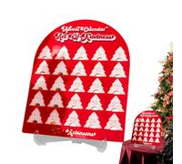 - 25 Days Main Decoration Countdown Acrylic Christmas Table Decoration Elements for Adults Home Winter Living Room Bedroom Mantle Party
