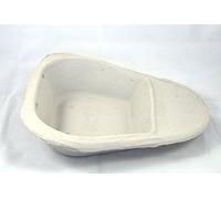 25 Disposable Cardboard Pulp 1.3L Slipper Bed Pan Liners Hospital Style