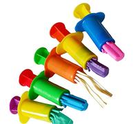 25 Dough Clay Modelling and Extrusion Tools Kit, Creative Dough Clay Rollers Extruders Shape Cutter Animals Molds Pla-stic Playset Dough Clay Accessories (5pcs Extrusion Tools)