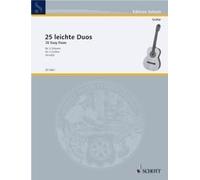 25 easy Duets Performing score 2 guitars Schott Music Saddle-wire stitching