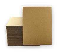 25 EcoSwift 5x7 Corrugated Cardboard Filler Inserts Sheet Pads 1/8" Thick 5 x 7