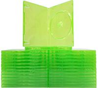 25 Empty Standard XBOX 360 Translucent Green Replacement Games Boxes / Cases #DVBR14XBOX