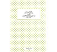 25 Etudes. Alto Recorder.