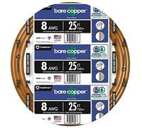 25 ft. 8-Gauge Solid SD Bare Copper Grounding Wire