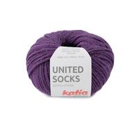 25 g United Socks - Colour 13 - Pearl Blackberry - There are 24 plain colours to combine to choose from.