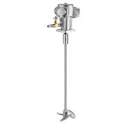 25 Gallon Pneumatic Agitator 1/5HP Paint Stirring Machine Bracket Mixer Air Blender Stirrer Powered Liquid Lifting Platform Coating Mixing Stainless Steel(Bare metal stainless steel)