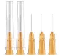25 Gauge 5/8 Inch 16mm Luer Lock Industrial Dispensing Accessories Supplies, Pack of 100, Individually Packaged