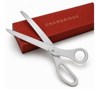 25" Giant Ribbon Cutting Scissors Silver - Heavy Duty Extra Large Grand Opening Ribbon Cutting Ceremony Scissors for Grand Openings Inaugurations Ceremonies & Special Events