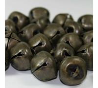 25 Gold Silver Bronze Bells 6mm 10mm 13mm 20mm 25mm Craft Christmas Jingle 125D, Bronze, 6mm