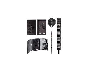 (25 Grams) Unicorn Darts Gary Anderson Noir 90% Tungsten Black Titanium Steel Tip Set