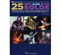 25 Great Blues Guitar Solos With Tab Guitar Book/Cd