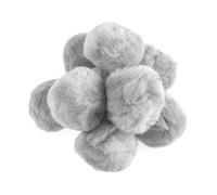 25 Grey 50mm or 2in Craft Pom Poms |Pompoms for Crafts