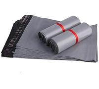25 Grey Colour Plastic Polythene Peel + Seal Mailing Postal Bags Large Size 12 x 16" / 305 x 405mm Self Seal Packing Packaging Postage Mail Sacks Envelopes Mailers