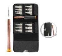 25-in-1 for Precision Screwdriver Set with Torx T2-T10, Hex, Flat, Cross, Y, Triangle & Point Bits for Electronics Repair, Aviation-Alloy Handle