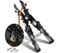 25-in-1 Heavy Duty Wire Stripper - Professional Wire Stripper Tool for Cutting Crimping - Versatile Wire Strippers Electrical for Industrial & Home Use