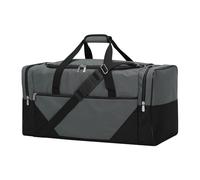 25 in Large Travel Duffel Bag for Men - 56L Roomy Weekender Bag with Trolley Sleeve, Gray, 25 inch duffle bag, Gym Bag Sport Duffle Bag