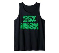 25% Irish Twenty Five 25% Percent Ireland Men Women & Kids Tank Top