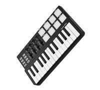 25-Key Control Keyboard Portable Keyboard Controller With 25 Velocity Sensitive Keys 8 RGB Backlit-Pad Keyboard Piano for Beginner