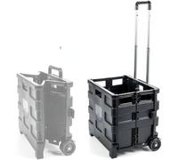 25 Kg Foldable Shopping Trolley Cart with Wheels 30L Capacity - Ideal for Groceries, Laundry, Picnics, Camping, Garden, Fishing, and Festivals