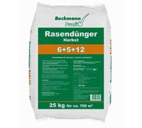 25 kg Lawn Fertilizer Autumn Beckmann NPK-6+5+12 for approx. 700m²