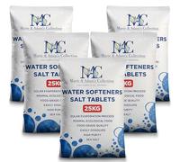 25 Kg Salt Tablets | Water Softener | Food Grade | Compatible to All Water Softner Machines 100% Genuine British water softener salt tablets 25kg, Salt Tablet 5 pack