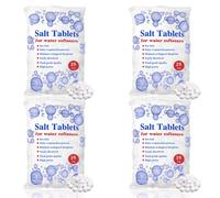 25 Kg Salt Tablets | Water Softener | Food Grade | Compatible to All Water Softner Machines 100% Genuine British Salt Tablet, Tablet Salt of Premium Quality (4 Bags)