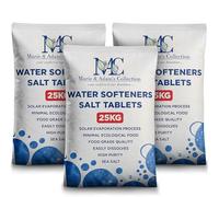 25 Kg Salt Tablets | Water Softener | Food Grade | Compatible to All Water Softner Machines 100% Genuine British water softener salt tablets 25kg, Salt Tablet 3 pack