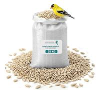 25 KG Sunflower Hearts for Wild Birds Food - No Mess Husk Free Bird Feed